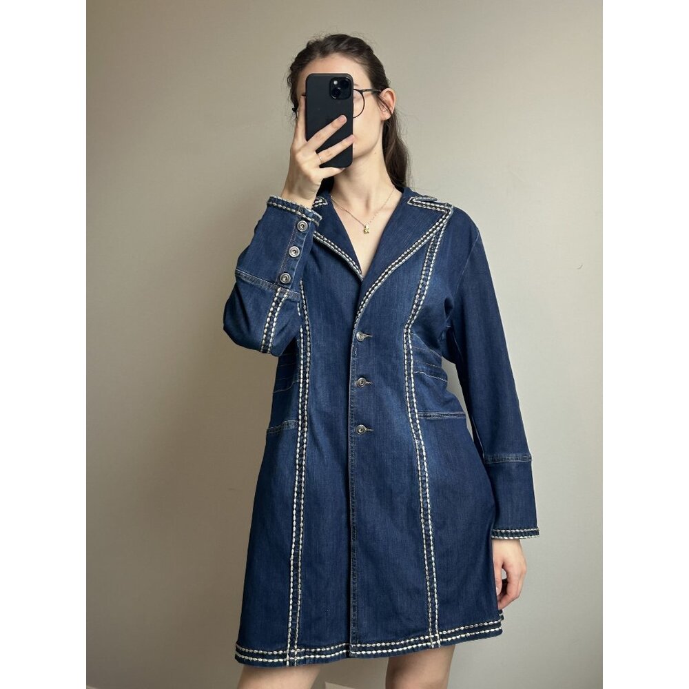 Emroidered Denim Jacket - Picture 4 of 13